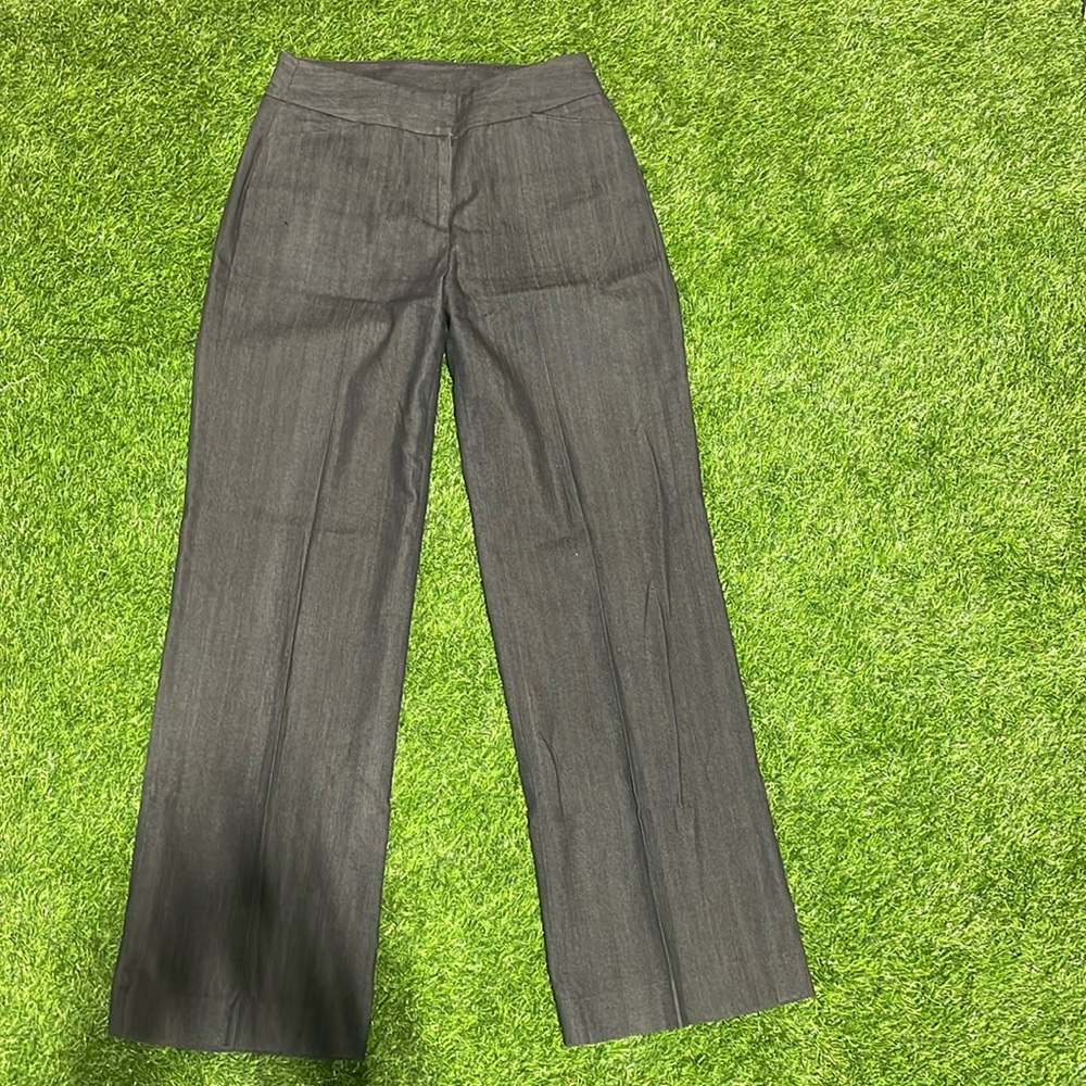 Ladies grey wide legged suit pants